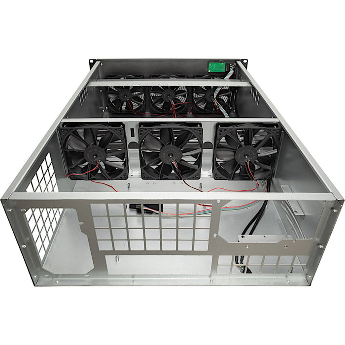 EAN 4260455647779 - Inter-Tech IPC 4W40 Mining-Rack Estante Negro imagen 3