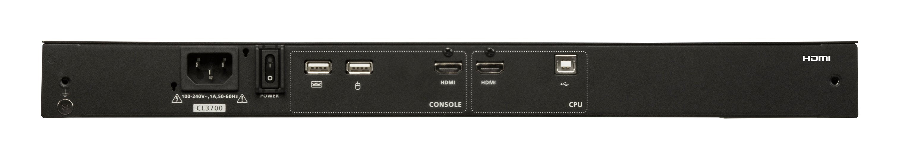 EAN 4710469344176 - ATEN CL3700NW consola de rack 47 cm (18.5") Negro 1U imagen 2