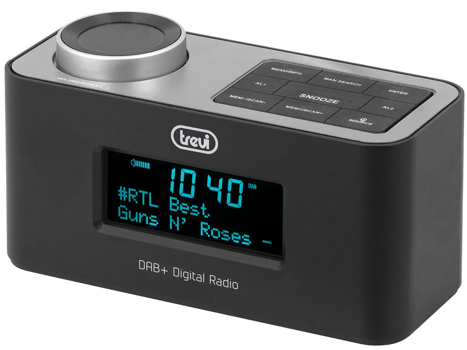 EAN 8011000024073 - Trevi RC 80D6 DAB Portátil Analógico y digital Negro, Plata imagen 1
