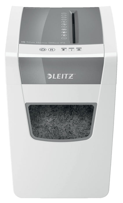 EAN 4002432118946 - Leitz IQ Slim Office P-4 triturador de papel Corte cruzado 22 cm Blanco imagen 2