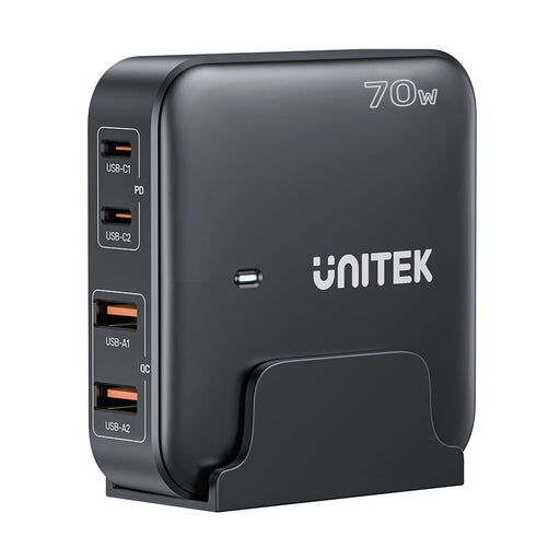EAN 4894160050984 - UNITEK P1228ABK01-EU cargador de dispositivo móvil Universal Negro Corriente alterna Carga rápida Interio imagen 1