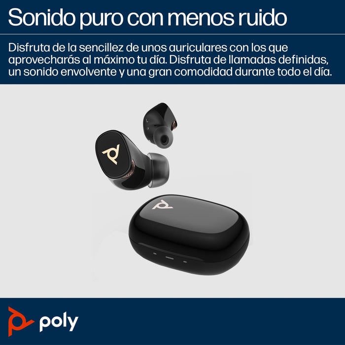 EAN 0199251102400 - HP Poly Voyager Free 20 Black Earbuds +Basic Charge Case imagen 7