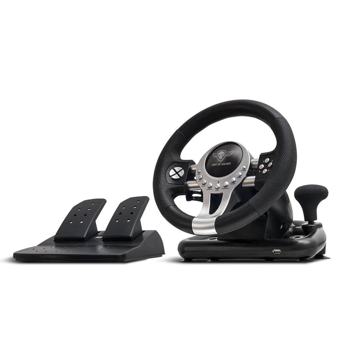 EAN 3700104431966 - Spirit of Gamer Race Wheel Pro 2 Negro, Plata USB Volante + Pedales Digital PC, PlayStation 4, Playstatio imagen 2
