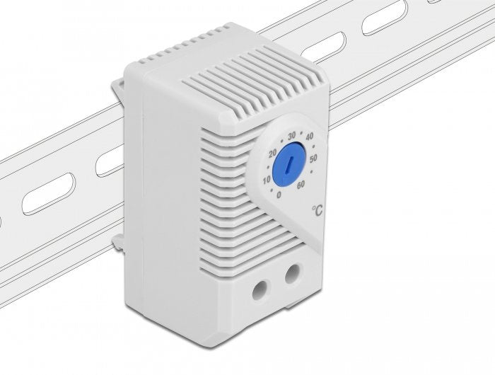 EAN 4043619668236 - DeLOCK 66823 termoestato Azul, Gris imagen 5