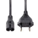 EAN 65030894371 - StarTech.com 752E-3M-POWER-LEAD cable de transmisión Negro CEE7/16 C7 acoplador imagen 4