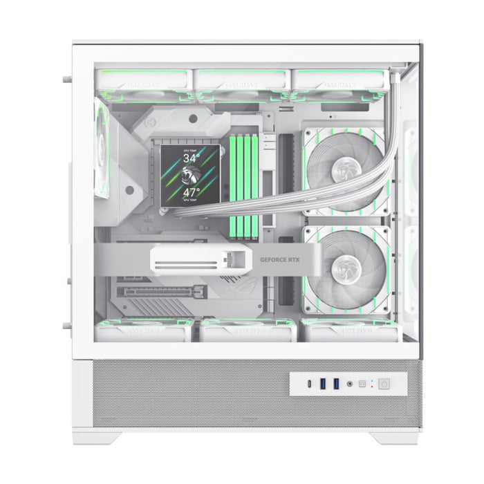 EAN 6931858778480 - GameMax VISTA 2 AW Midi Tower Blanco imagen 7