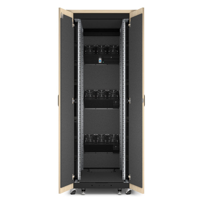 EAN 731304621805 - APC AR4038LIA armario rack 38U Rack o bastidor independiente Negro, Color madera de arce imagen 3