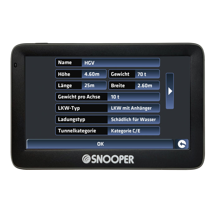 EAN 5019896051008 - Snooper Truckmate PRO S5100 navegador Fijo 12,7 cm (5") LCD Pantalla táctil 170 g Negro imagen 3