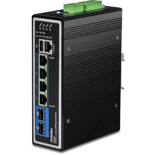 EAN 0710931162318 - Trendnet TI-BG62I switch Gestionado L2+ Gigabit Ethernet (10/100/1000) Energía sobre Ethernet (PoE) Negro imagen 1