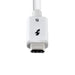 EAN 65030920612 - StarTech.com TBLT5MM50CM240WWH cable Thunderbolt 0,5 m 120 Gbit/s imagen 4
