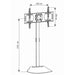 EAN 8054529028832 - Techly ICA-TR12 soporte para TV 177,8 cm (70") Negro imagen 3