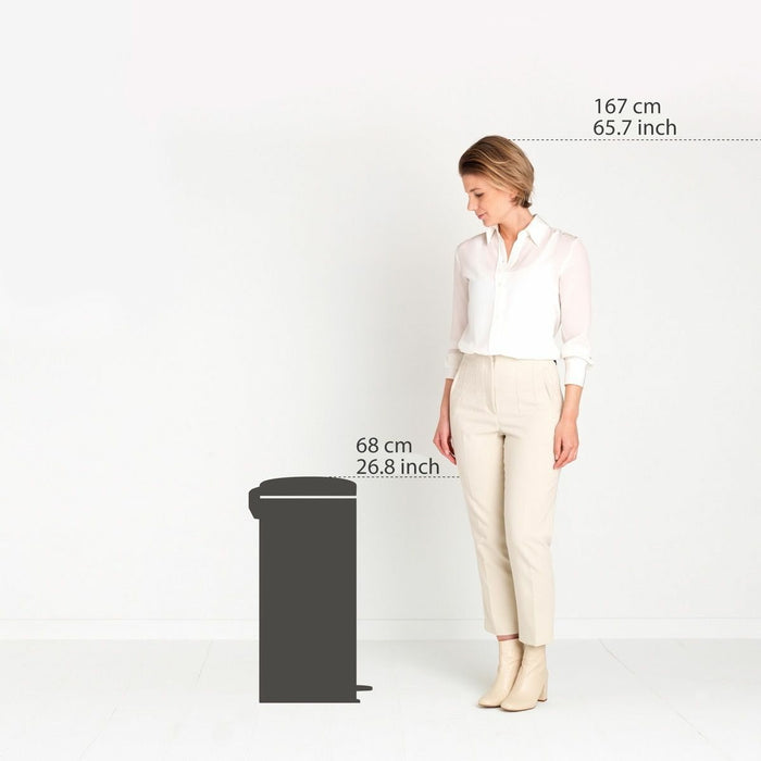 EAN 8710755233944 - Brabantia 233944 papelera 30 L Alrededor Acero Verde imagen 3