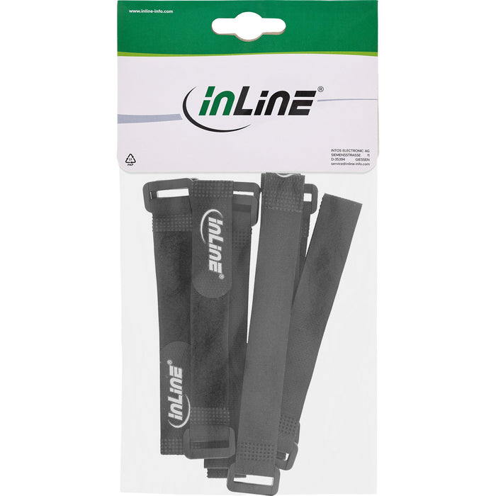 EAN 4043718218561 - InLine 59945E presilla Nylon Negro 10 pieza(s) imagen 4