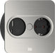 EAN 4057298128981 - Bachmann 946.005 toma de corriente Type F + USB A + USB C Acero inoxidable imagen 1