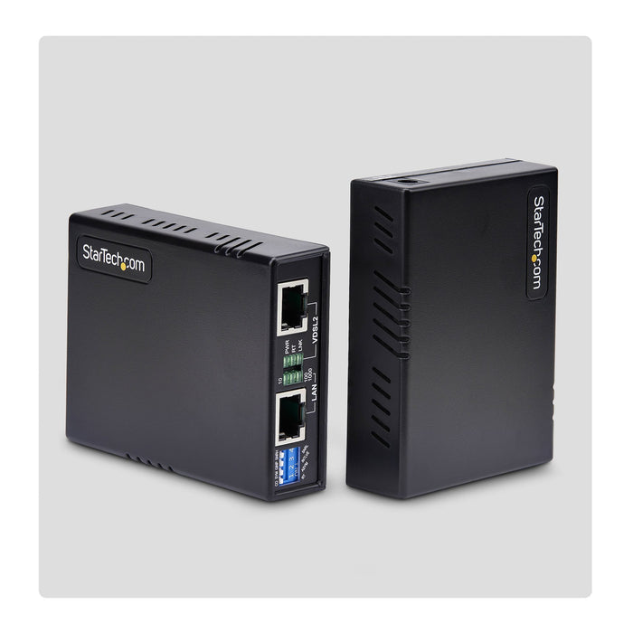 EAN 65030916936 - StarTech.com VDSL-LAN-EXTENDER-EU ampliador de red Transmisor y receptor de red Negro 10, 100, 300 Mbit/s imagen 6