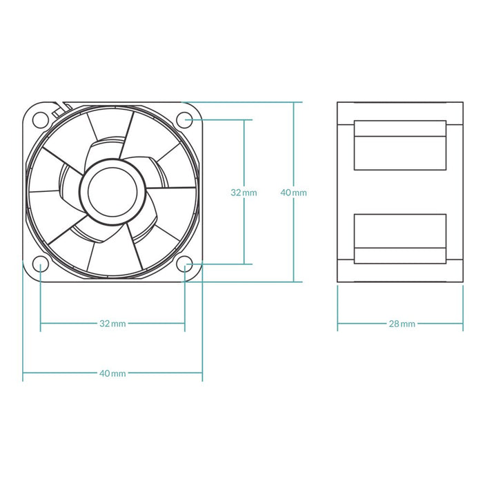 EAN 4895213703826 - ARCTIC S4028-15K Carcasa del ordenador Ventilador 4 cm Negro 5 pieza(s) imagen 6