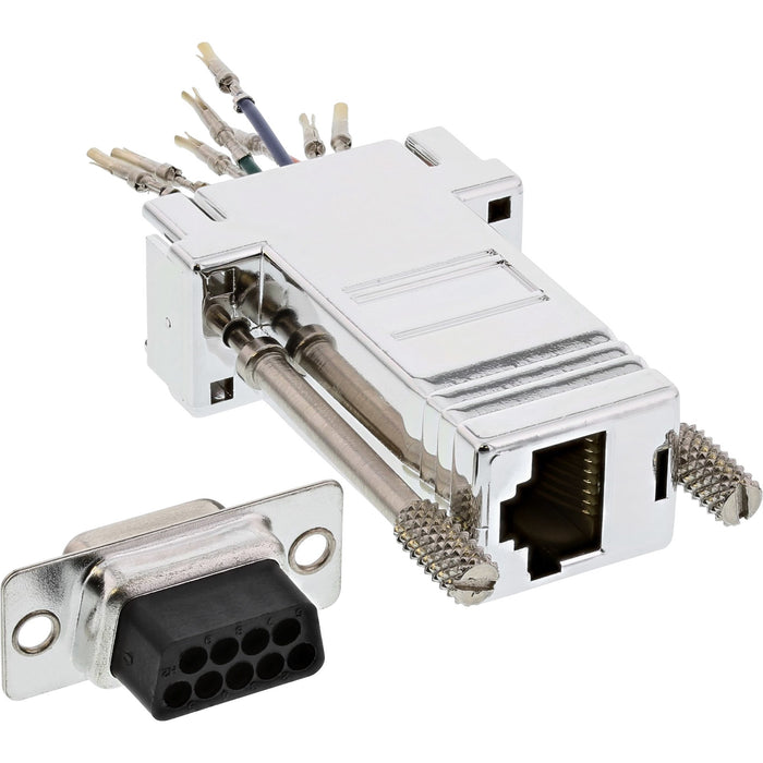 EAN 4043718092093 - InLine 68889L cambiador de género para cable Gris imagen 2