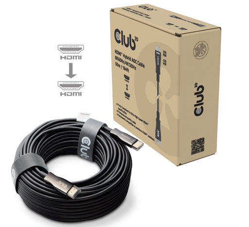 EAN 8719214473464 - CLUB3D CAC-1393 cable HDMI 50 m HDMI tipo A (Estándar) Negro imagen 1