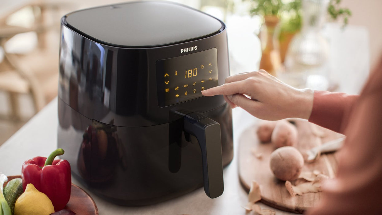 EAN 8710103972143 - Philips 3000 series HD9270/96 freidora Sencillo 6,2 L 2000 W Freidora de aire caliente Negro imagen 8