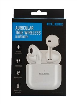 EAN 8435141906621 - ELBE ABTWS-003-B auricular y casco Auriculares Inalámbrico Dentro de oído Música/uso diario Bluetooth Bla imagen 3