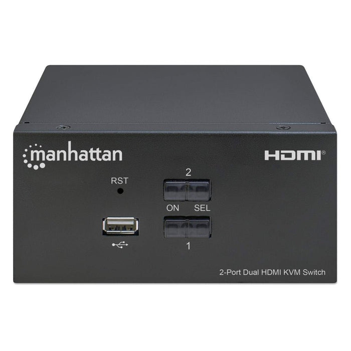 EAN 766623153522 - Manhattan 153522 interruptor KVM Negro imagen 3