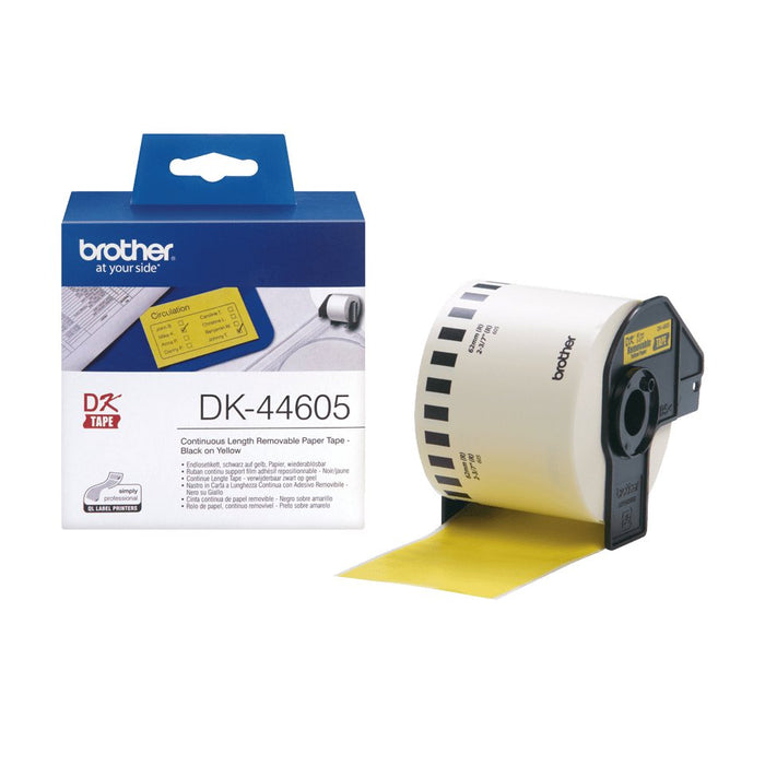 EAN 4977766635158 - Brother DK-44605 etiqueta de impresora Amarillo imagen 1