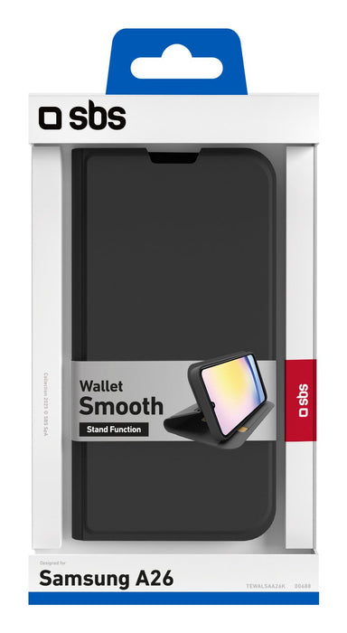 EAN 8018417500688 - SBS TEWALSAA26K funda para teléfono móvil 16,8 cm (6.6") Funda cartera Negro imagen 3