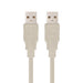 EAN 8433281000490 - Nanocable 10.01.0302 cable USB USB 2.0 1 m USB A Beige imagen 2