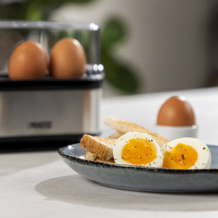 EAN 8712836962118 - Princess 01.262046.01.001 cuecehuevos 6 huevos 400 W Negro, Plata imagen 10