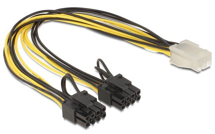 EAN 4043619834334 - DeLOCK 83433 cable de alimentación interna 0,3 m imagen 1