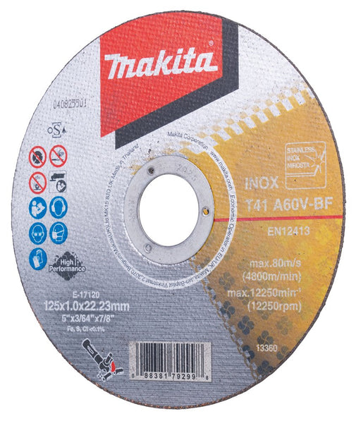 EAN 0088381793001 - Makita E-17120-12 Trennscheibe gerade 125 mm 12 St. Corte del disco imagen 2