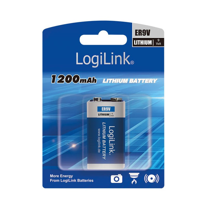 EAN 4052792048414 - LogiLink ER9VLIB pila doméstica Batería de un solo uso 9V Litio imagen 2