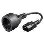 EAN 5711045358326 - Microconnect PE130075 cable de transmisión Negro 0,23 m C14 acoplador Schuko imagen 1