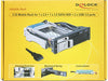 EAN 4043619472093 - DeLOCK 47209 panel bahía disco duro 13,3 cm (5.25") E / S de los puertos del panel Negro imagen 2