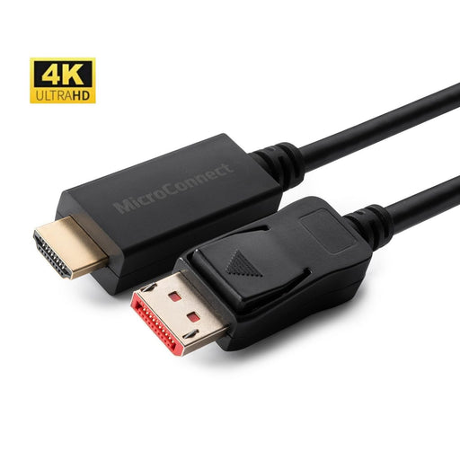 EAN 5704174300519 - Microconnect MC-DP-HDMI-2004K adaptador de cable de vídeo 2 m DisplayPort Negro imagen 1