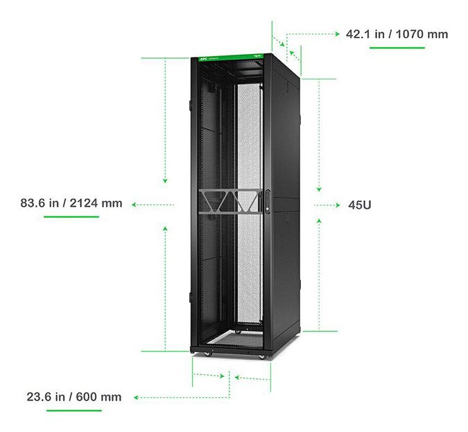 EAN 731304642237 - APC AR3105B2 armario rack 45U Rack o bastidor independiente Negro imagen 4