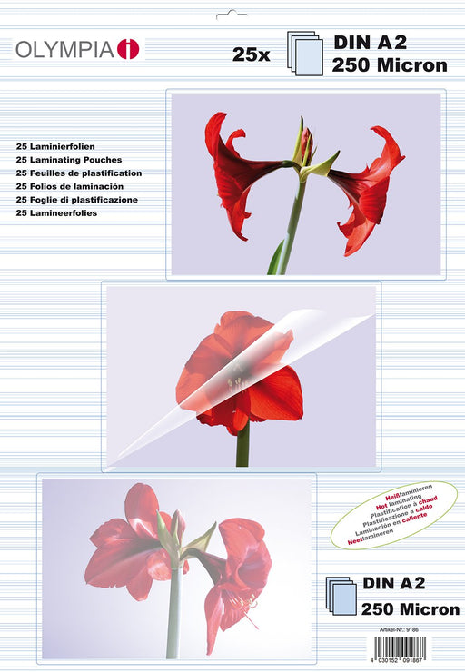 EAN 4030152091867 - Olympia 9186 plastificador 25 pieza(s) imagen 1