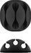 EAN 4040849703980 - Goobay 70398 organizador de cables Escritorio/pared Soporte para cables Negro 4 pieza(s) imagen 2
