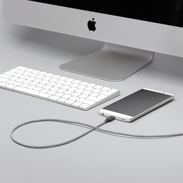 EAN 4895200436317 - Native Union BELT-AC-ZEB-NP cable USB 1,2 m USB A USB C Negro, Blanco imagen 4