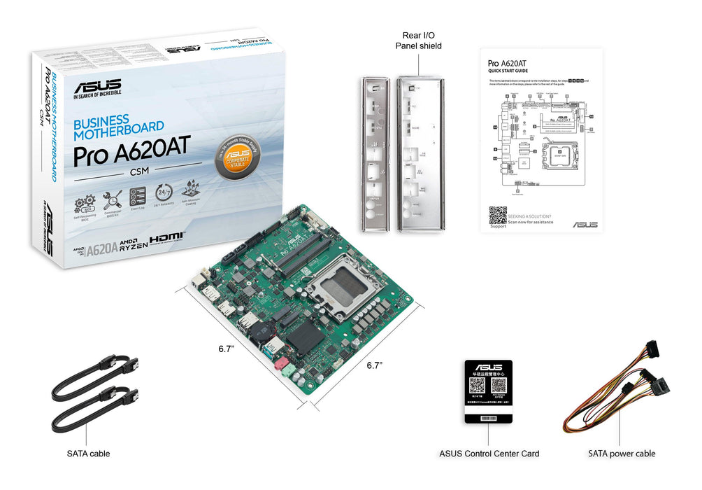 EAN 4711636116053 - ASUS 90MB1L5M-M0EAYC placa base AMD A620A Zócalo AM5 mini ITX imagen 6
