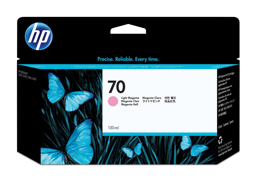 EAN 0882780528727 - HP 70 130-ml Light Magenta DesignJet Ink Cartridge cartucho de tinta 1 pieza(s) Original Rendimiento está imagen 1