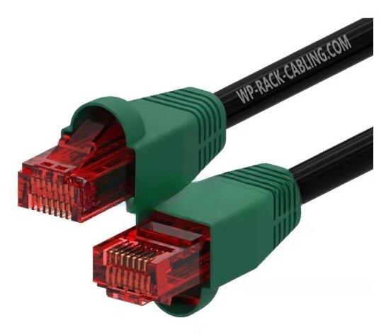 EAN 8054392618727 - WP WPC-PAT-6U010BL-O cable de red Negro, Verde, Rojo 1 m Cat6 U/UTP (UTP) imagen 1