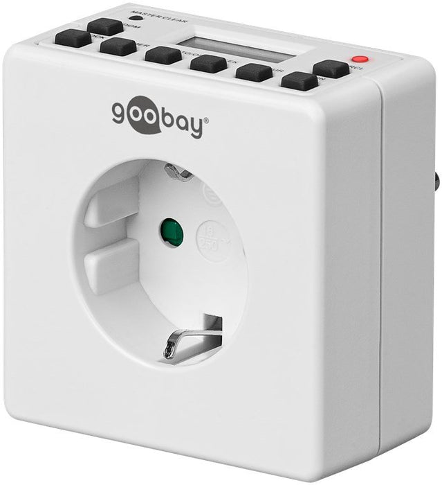 EAN 4040849932564 - Goobay 93256 contador eléctrico Blanco Programador eléctrico diario/semanal imagen 1