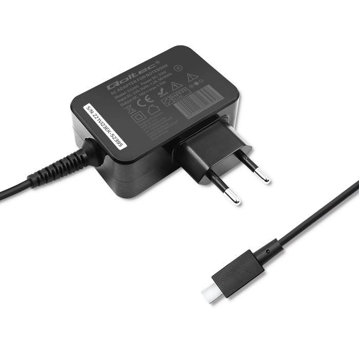 EAN 5901878523958 - Qoltec 52395 cargador de dispositivo móvil Portátil Negro Corriente alterna Interior imagen 5
