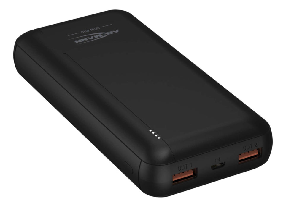 EAN 4013674187195 - Ansmann PB320PD Polímero de litio 20000 mAh Negro imagen 2