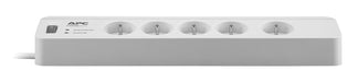 EAN 0731304313922 - APC PM5-FR limitador de tensión Blanco 5 salidas AC 230 V 1,83 m imagen 2