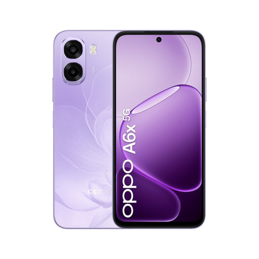 EAN 6932169392501 - OPPO A6x 5G 17,1 cm (6.75") SIM doble Android 15 USB Tipo C 6 GB 256 GB 6100 mAh Violeta imagen 1