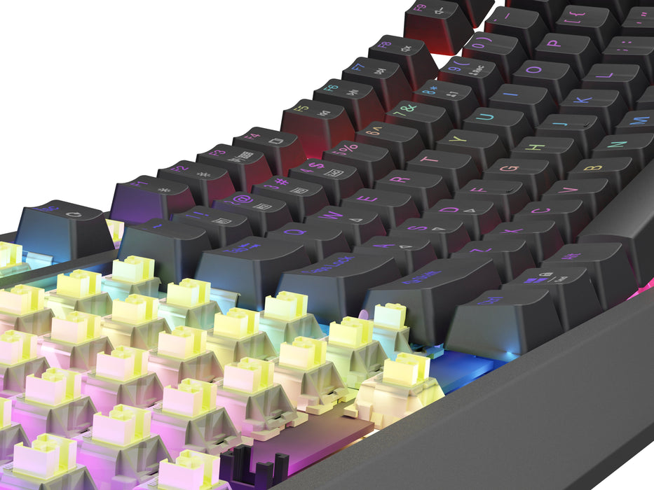 EAN 5901969443813 - GENESIS Thor 230 TKL teclado Juego USB + RF Wireless + Bluetooth QWERTY Inglés de EE. UU. Negro imagen 13