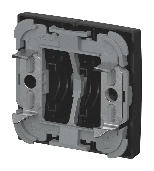 EAN 4011395360781 - Busch-Jaeger 2CKA001731A4040 placa de pared y cubierta de interruptor Negro imagen 3