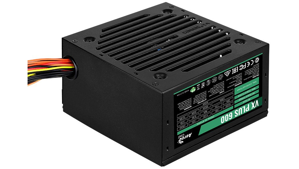 EAN 4718009159358 - Aerocool VX PLUS 600 unidad de fuente de alimentación 600 W 20+4 pin ATX ATX Negro imagen 2